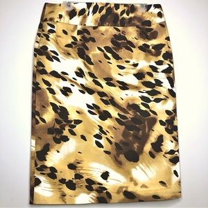 Grace Elements High Waist Abstract Print Size 10 Pencil Skirt